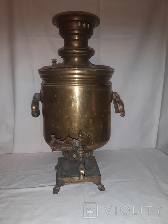 Samovar Tula, the Batashev brothers, produced before 1900, photo number 2