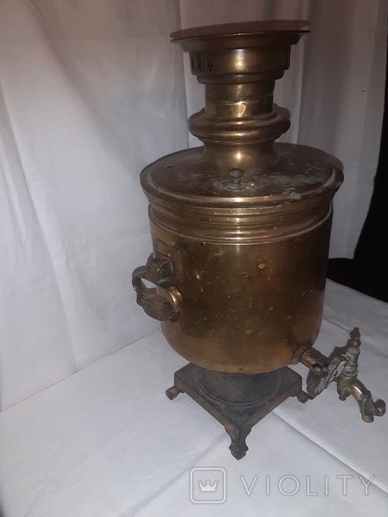 Samovar Tula, the Batashev brothers, produced before 1900, photo number 5