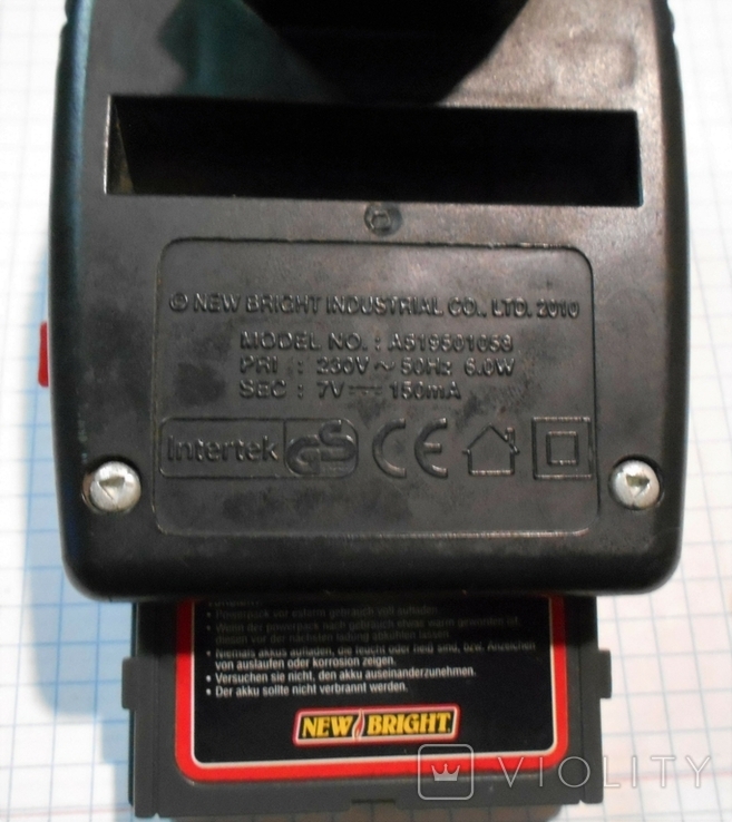  rechargeable RC 6V battery with charger, photo number 4