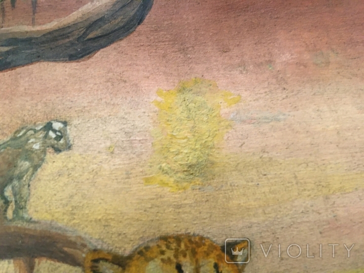 Королева геппардов холст масло разм. 24.5*30.5см. см. видео обзор, фото №9
