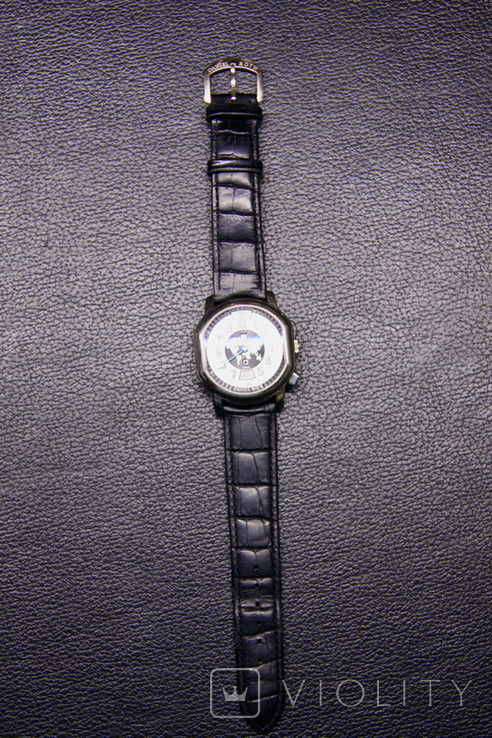 DANIEL ROTH 18K WHITE GOLD METROPOLITAN WORLD TIME 857.X.60, photo number 7