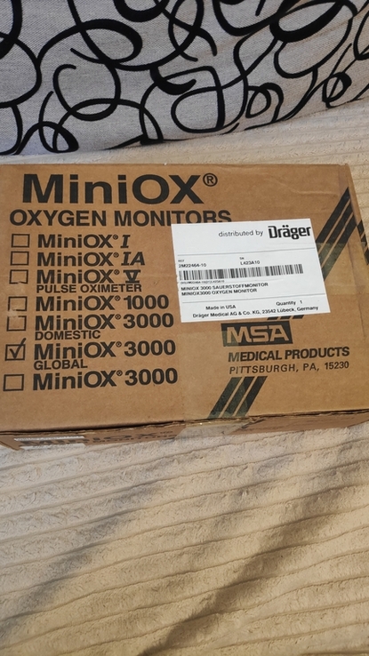 MiniOx 3000 Oxygen Monitor, numer zdjęcia 3