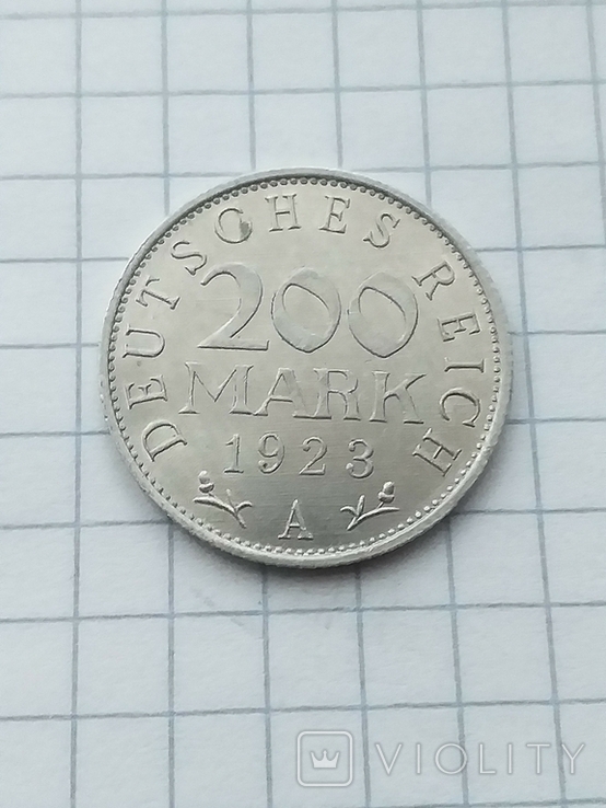 Germany 1923 (A) 200 marks., photo number 2