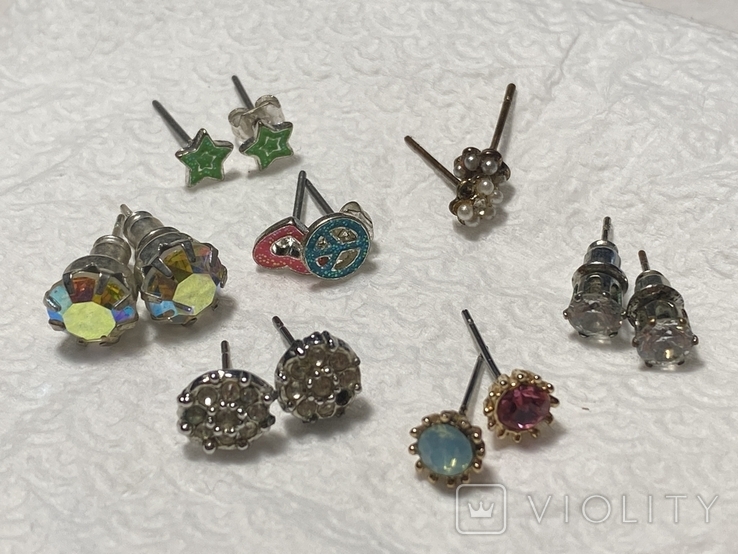 Stud earrings (studs) are different, photo number 2