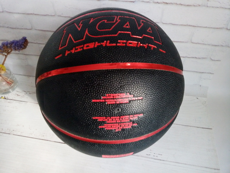 Баскетбольний м'яч Wilson NCAA кожа Розмір 7, фото №6