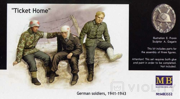 Master Box 3552 Wounded german soldiers 1941-43