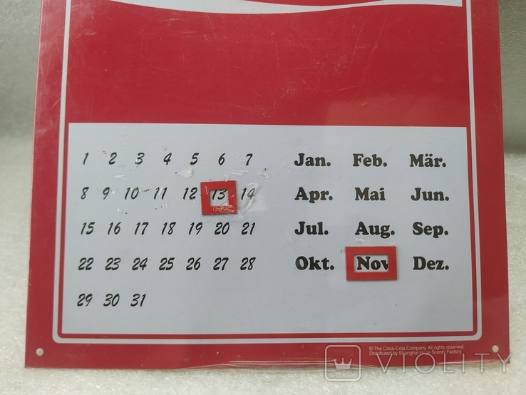 Calendar plate. Coca-Cola., photo number 6