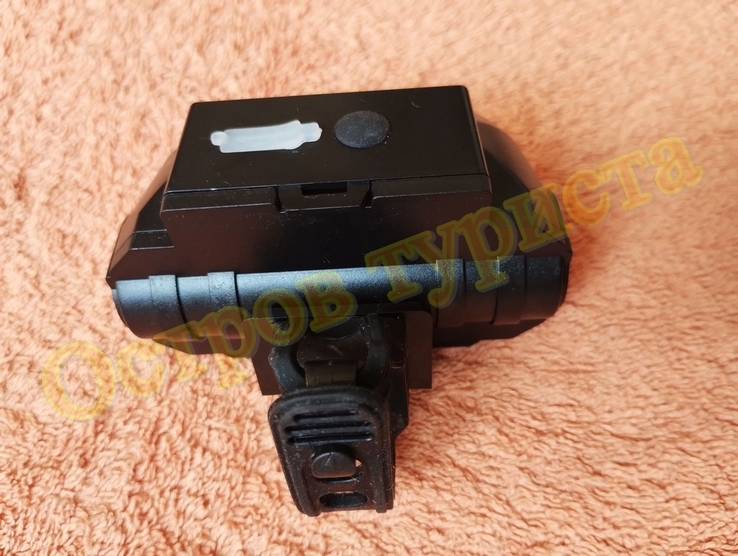 Фонарь под трубу велофонарь BL-611-1LM+2COB microUSB под аккумулятор 18650, photo number 6