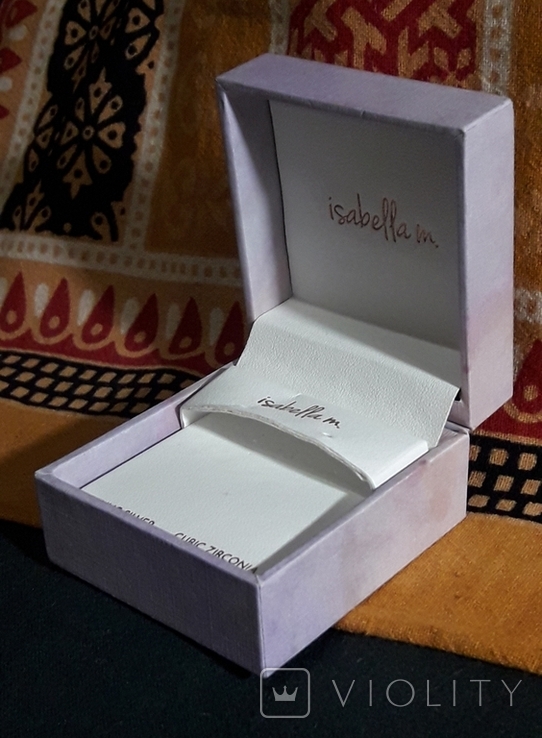Футляр для украшений коробочка сиреневая Isabella m., фото №4