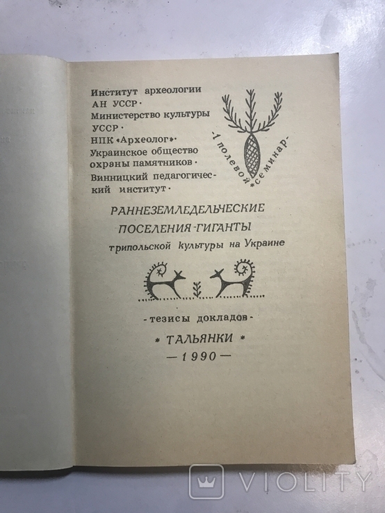 1 полевой семинар. Поселения гиганты трипольской культуры на Украине, фото №3