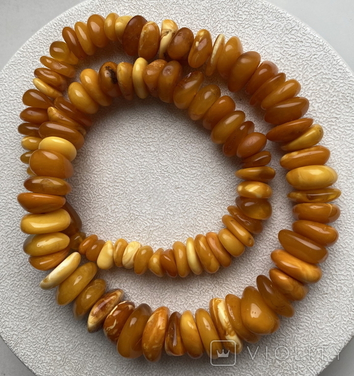 Beads made of royal amber. 48 gr., photo number 2