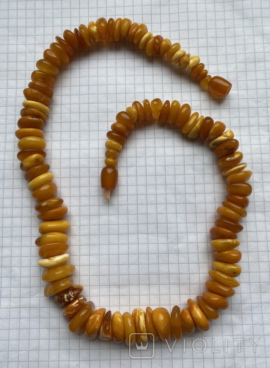 Beads made of royal amber. 48 gr., photo number 4