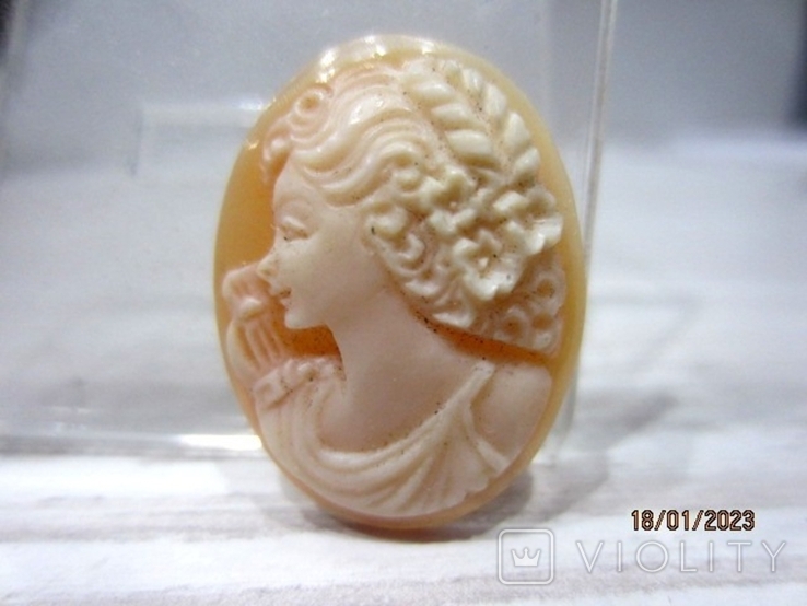 Vintage shell cameo, photo number 2