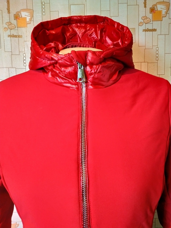 Куртка тепла жіноча комбінована без ярлика Єврозима софтшелл р-р М, фото №4
