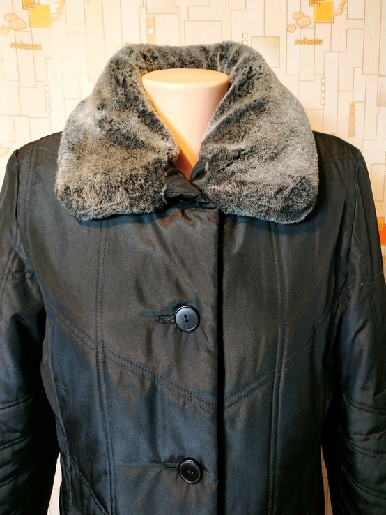 Куртка утеплена жіноча. Пальто ONLY Єврозима хутро р-р 38, фото №4
