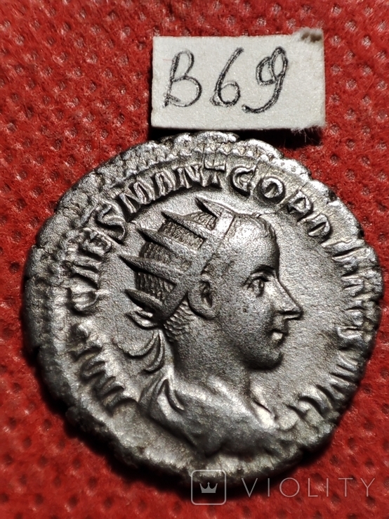 Рим. Гордиан 3 . Антониниан. 238- 244 г.г.н.э. Серебро., фото №2
