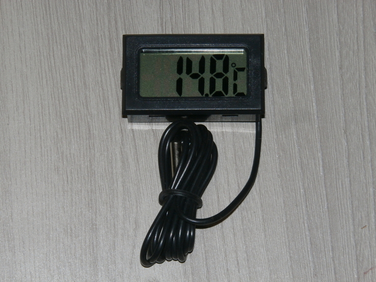 Термометр с выносным датчиком для инкубатора TPM-10, фото №2
