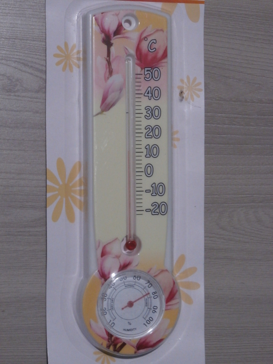 Кімнатний термометр-гігрометр,настінний термогігрометр, photo number 2