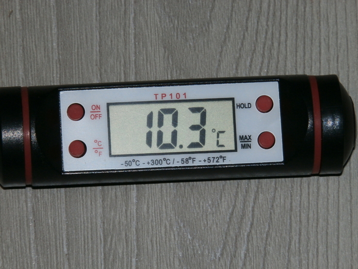Термометр харчовий TP-101 -50-+300 Електронний термометр для їжі,молока,випічки,м'яса, фото №3