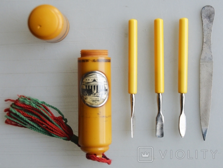 Women's Notebook - Medallion, Notebook and Manicure Set Lot 2 pcs. USSR, 1960s, photo number 7