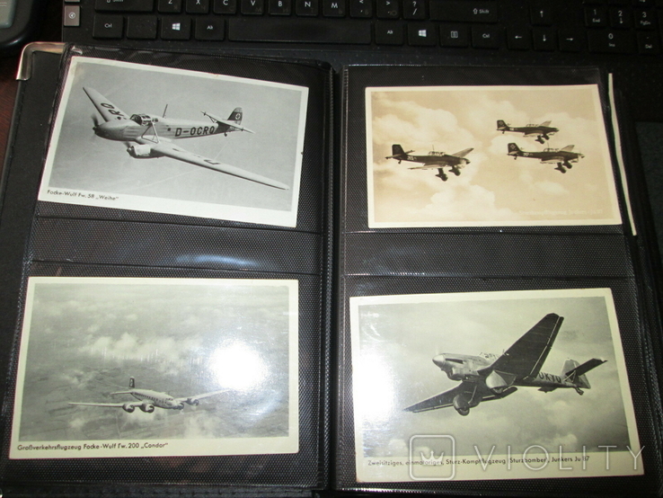 4 posts. postcards "Airplanes III.Reich". 1939-40 g., photo number 2