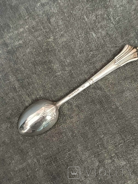Spoon for coffee, tea, silver, 1883, London, England. (2), photo number 5