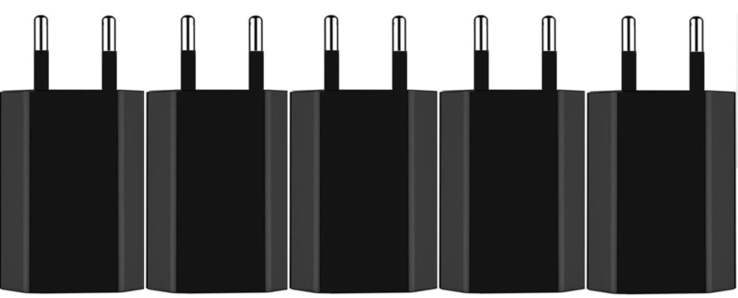 Зарядка.Универсальное USB-зарядное устройство 5V 1.0A черная, numer zdjęcia 2