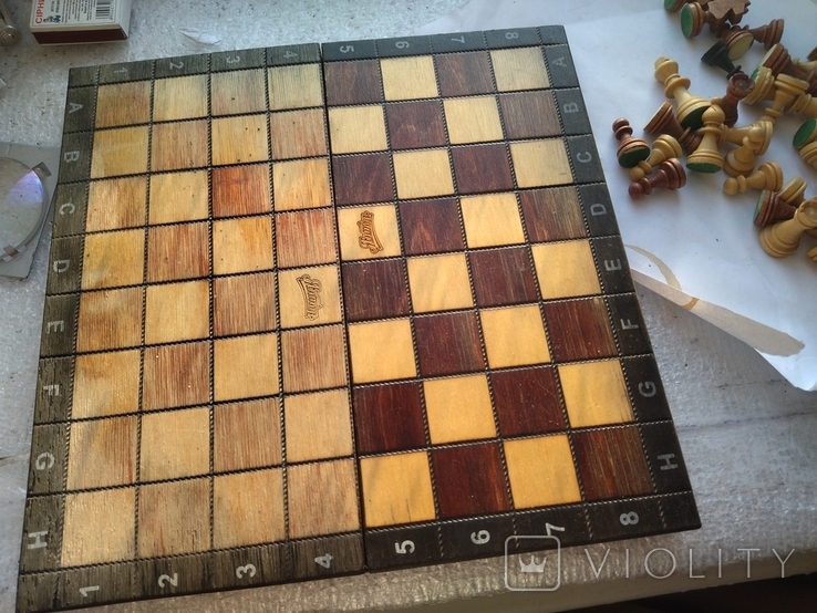 Chess "Amber" 26 cm, photo number 8
