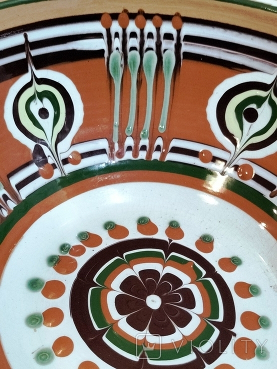 Cornflower pottery, plate 23 cm Vasilkov, photo number 8