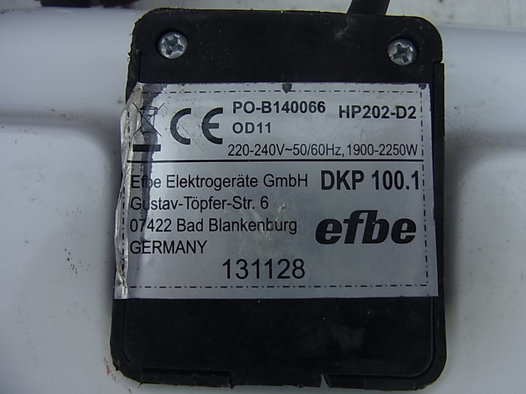 Електро плита настольна на 2 камфорки EFBE з Німеччини, фото №10