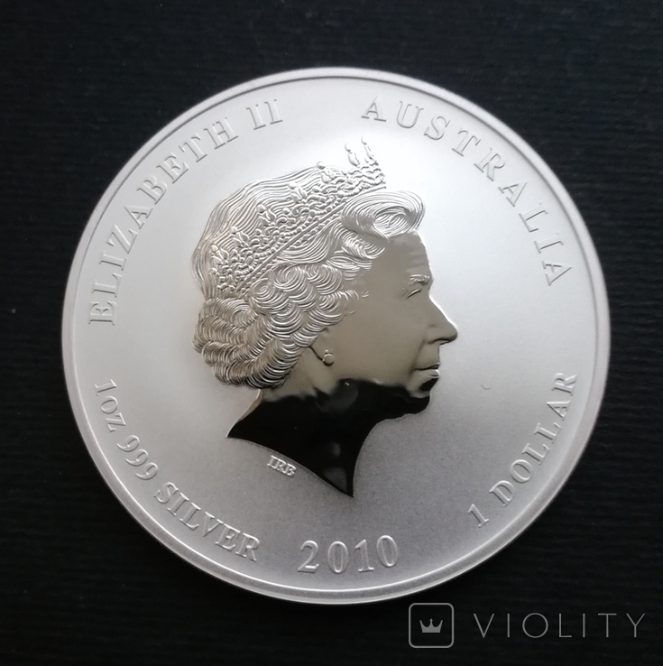 Повний комплект "Рiк Тигра" iнвестицiйних монет Австралii Лунар II, 2010 року, фото №4