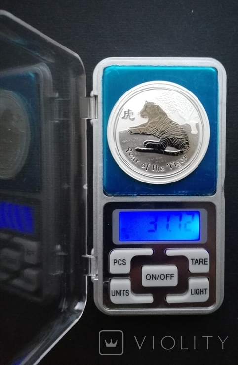 Повний комплект "Рiк Тигра" iнвестицiйних монет Австралii Лунар II, 2010 року, фото №7