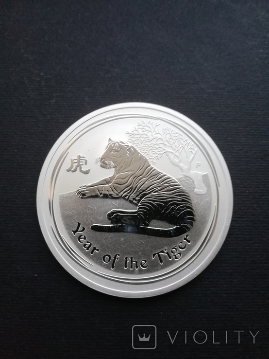 Повний комплект "Рiк Тигра" iнвестицiйних монет Австралii Лунар II, 2010 року, фото №11