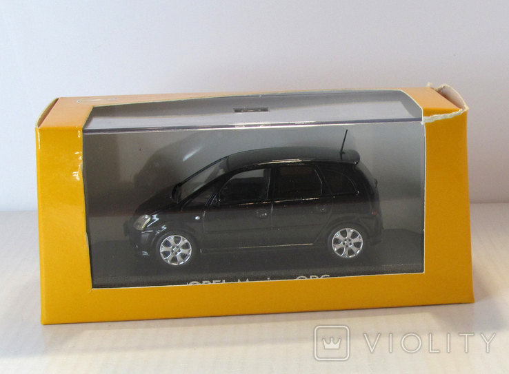 Opel Meriva OPC A Schwarz 1. Generation 2003-2009 1/43 Minichamps Modell Auto