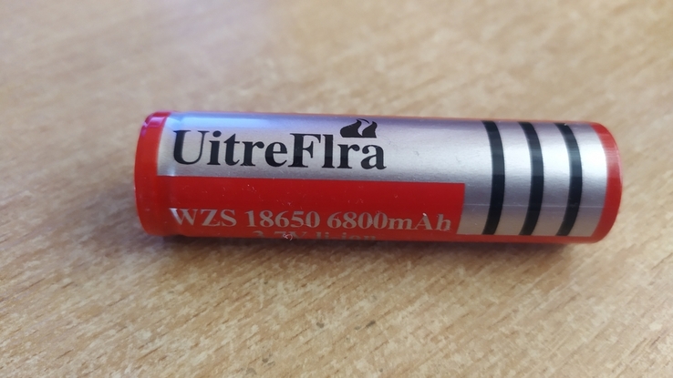 Аккумулятор 18650 UltraFire 3.7В 6800 mAh, фото №4