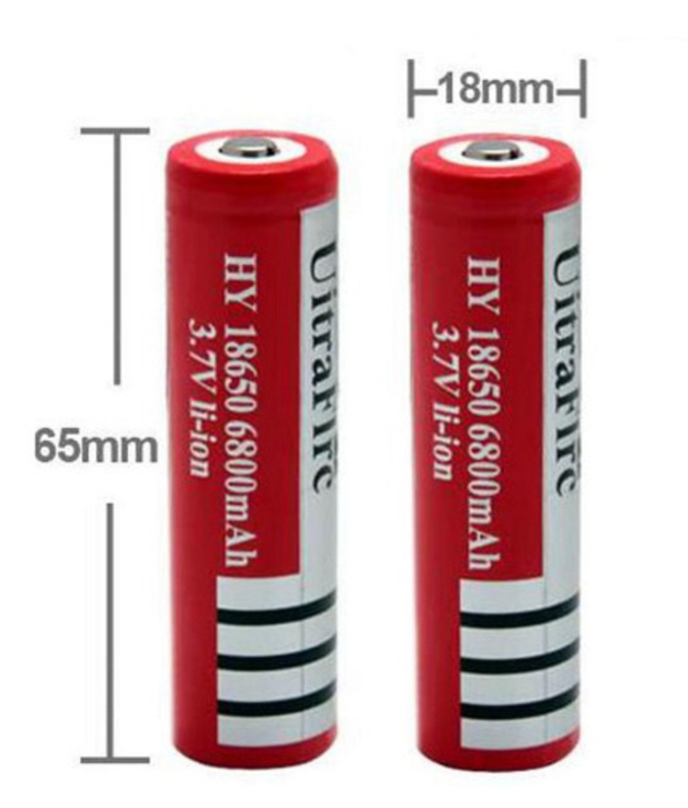 Аккумулятор 18650 UltraFire 3.7В 6800 mAh, фото №5