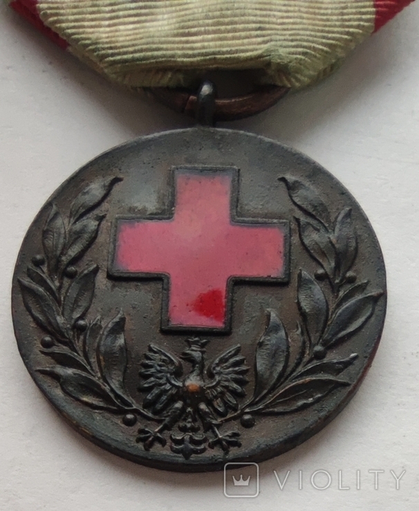 Відзнака пошани Польського Червоного Хреста з документом., photo number 5