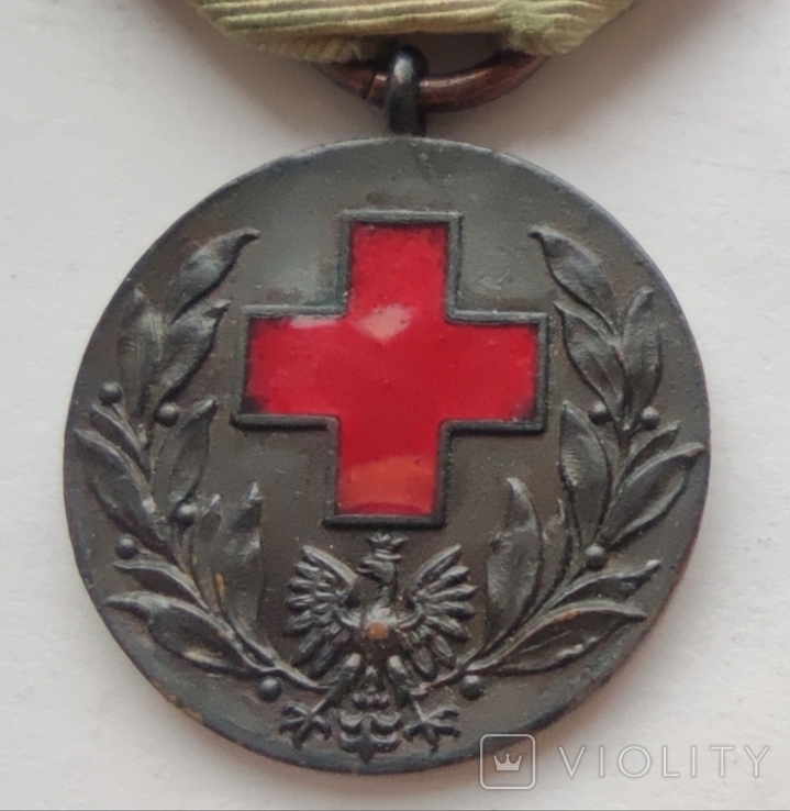 Відзнака пошани Польського Червоного Хреста з документом., photo number 7