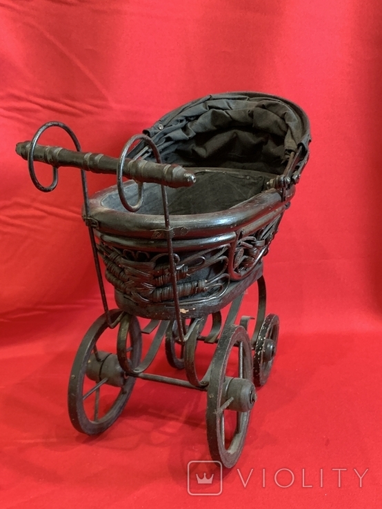 Вінтажна коляска для ляльок під старовину Німеччина, фото №4