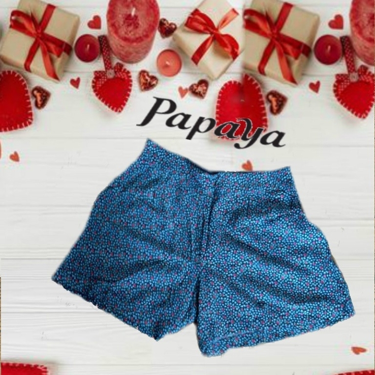 Papaya Красивые вискоза домашние шорты пижамные женские в принт 14, numer zdjęcia 2