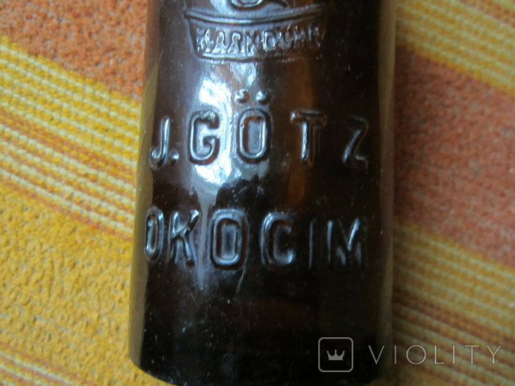 Пивная бутылка. J.GOTZ. OKOCIM., фото №3