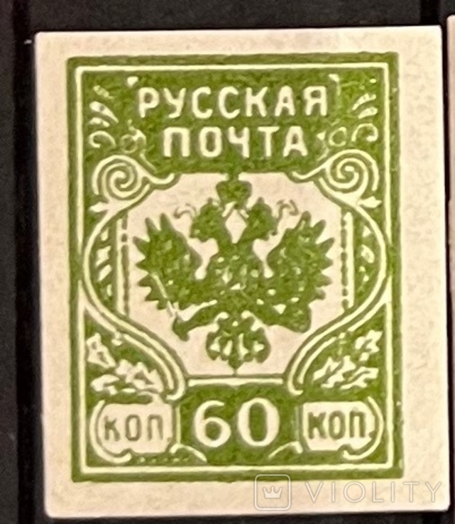 Гражданская война. русская почта 60коп 1919*