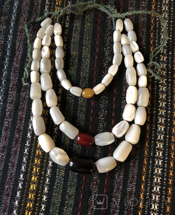 Vintage necklace balamute 121.5 grams bakelite, photo number 2