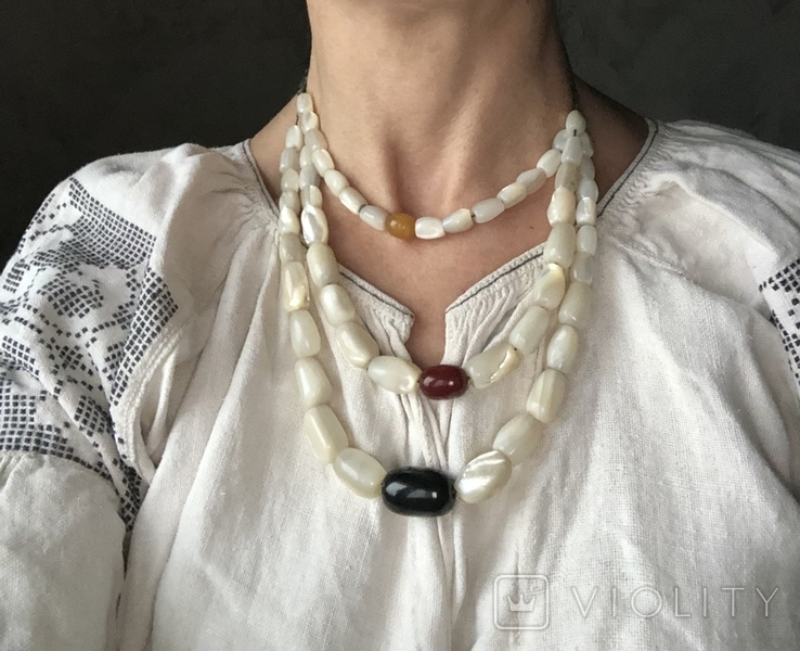 Vintage necklace balamute 121.5 grams bakelite, photo number 7
