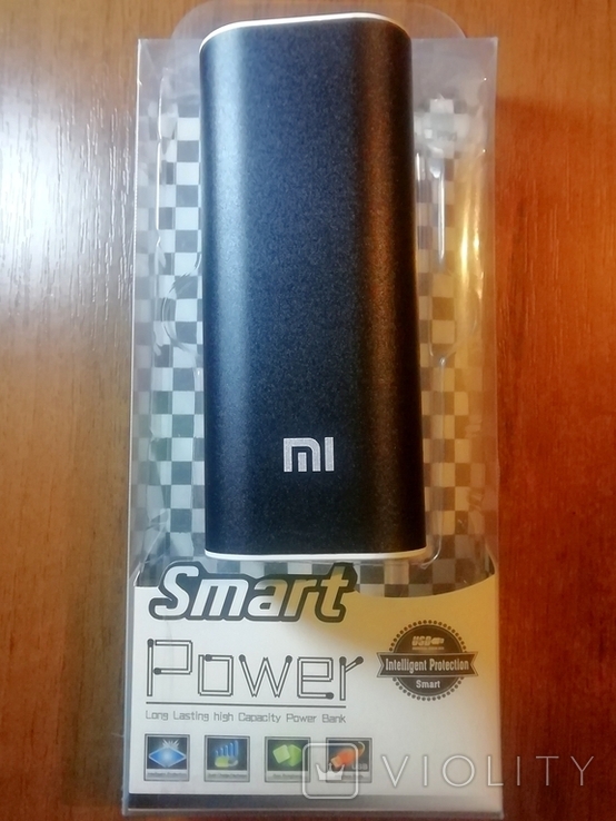 Powerbank 6000 mAh, повербанк внешний аккумулятор, фото №4