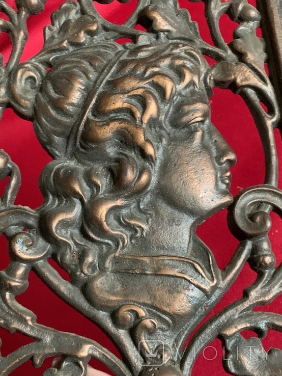 Openwork doors for a fireplace in bas-relief Baroque, cast iron, Germany, photo number 8