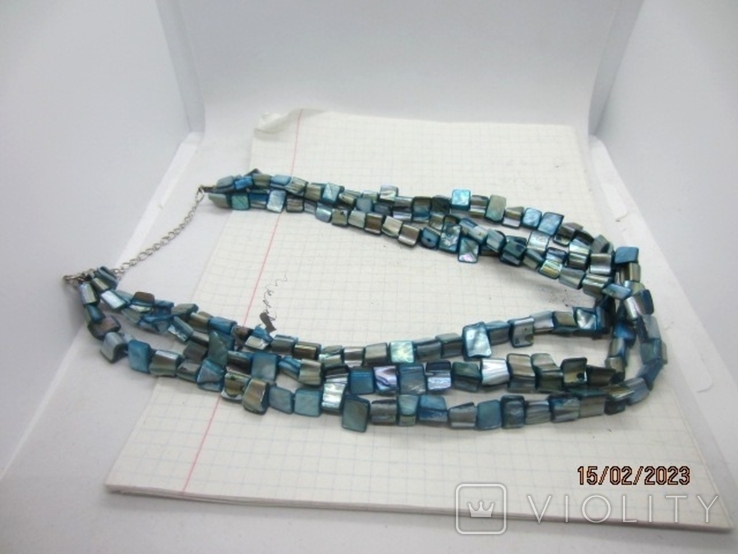 Mother-of-pearl necklace 116 gr, photo number 7