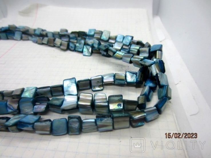 Mother-of-pearl necklace 116 gr, photo number 8