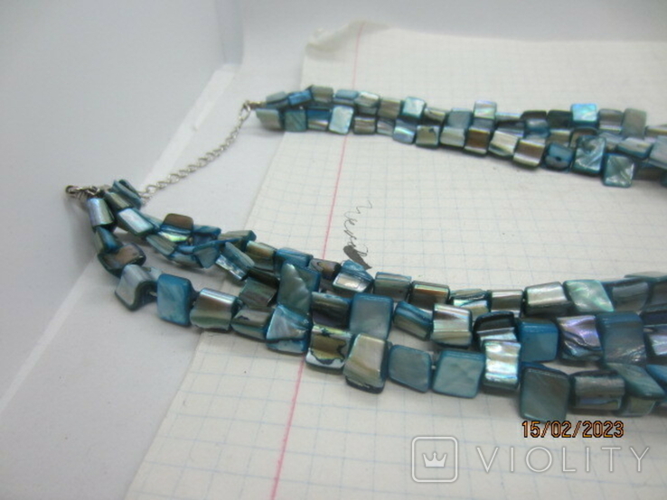 Mother-of-pearl necklace 116 gr, photo number 9