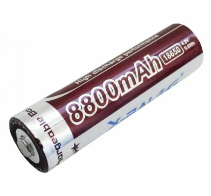 Літієвий акумулятор 18650 X-Balog 8800mAh 4.2V (1093), фото №2